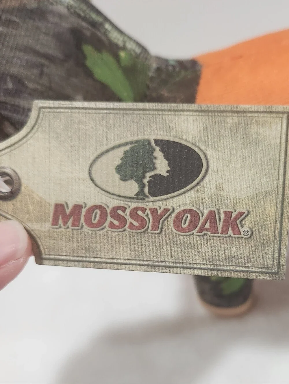 Mossy Oak Camouflage Deer Orange Hunting Vest Stuffed Plush Toy NWT